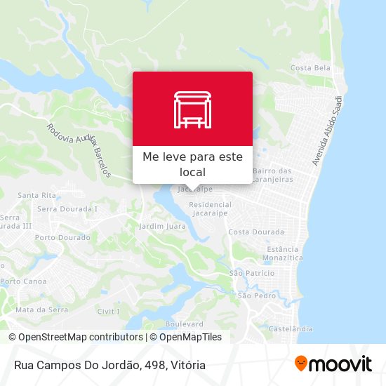 Rua Campos Do Jordão, 498 mapa