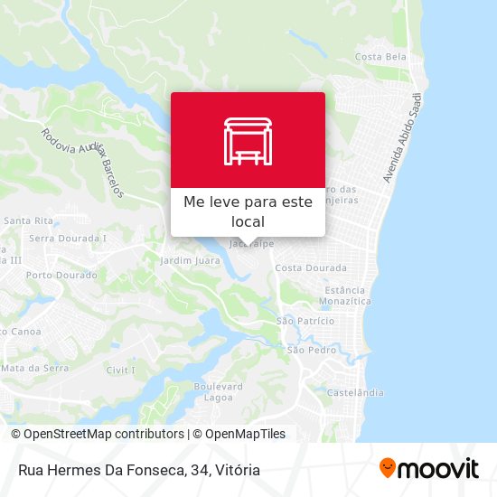 Rua Hermes Da Fonseca, 34 mapa