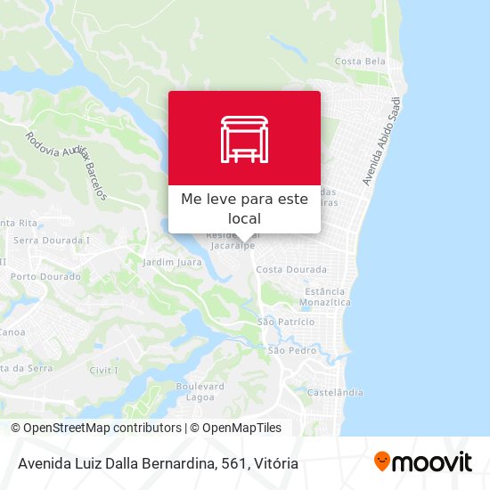 Avenida Luiz Dalla Bernardina, 561 mapa