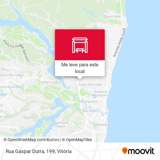 Rua Gáspar Dutra, 199 mapa