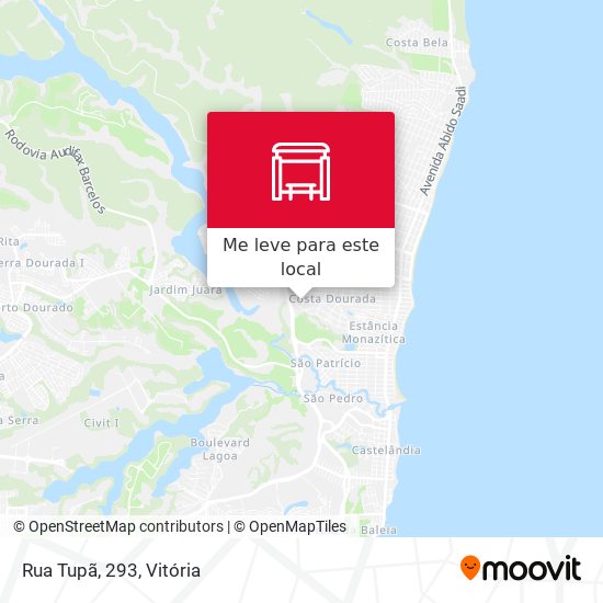 Rua Tupã, 293 mapa
