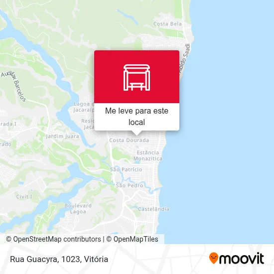 Rua Guacyra, 1023 mapa
