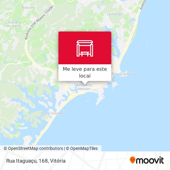Rua Itaguaçu, 168 mapa