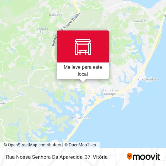 Rua Nossa Senhora Da Aparecida, 37 mapa