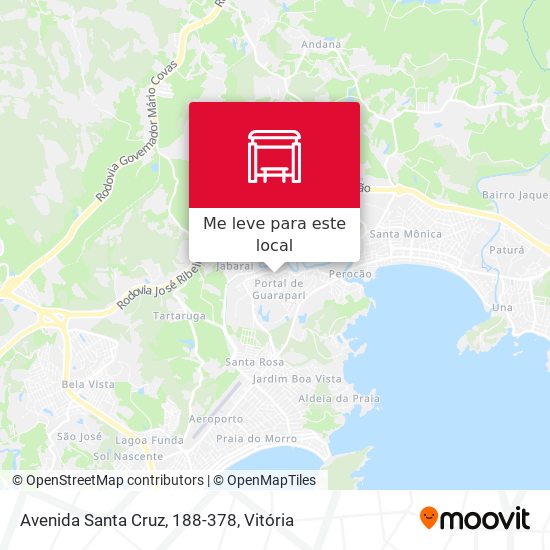 Avenida Santa Cruz, 188-378 mapa