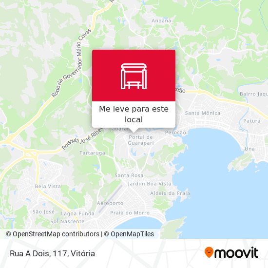 Rua A Dois, 117 mapa
