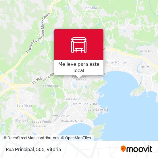 Rua Principal, 505 mapa