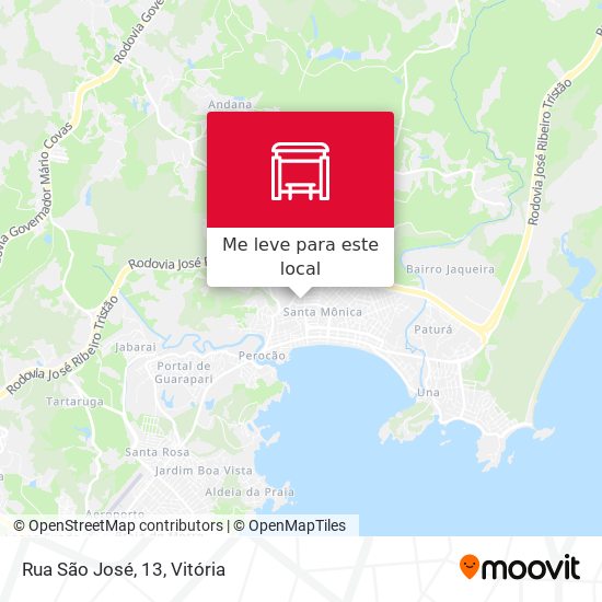 Rua São José, 13 mapa