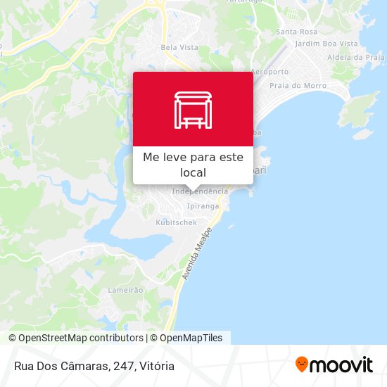 Rua Dos Câmaras, 247 mapa