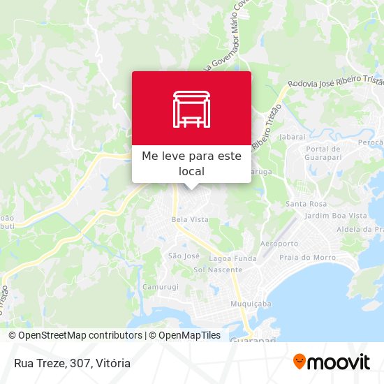 Rua Treze, 307 mapa