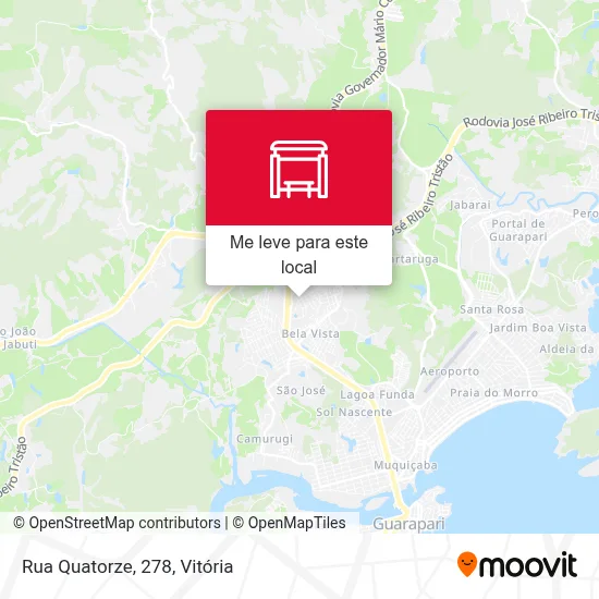 Rua Quatorze, 278 mapa