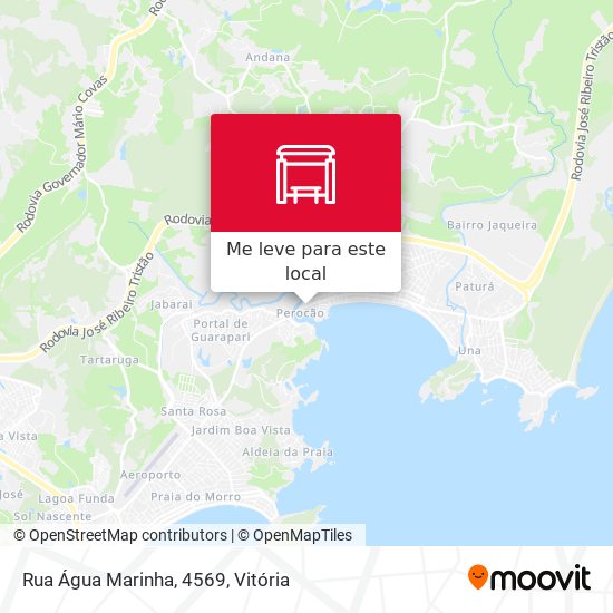 Rua Água Marinha, 4569 mapa