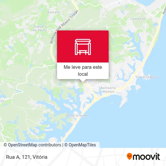 Rua A, 121 mapa