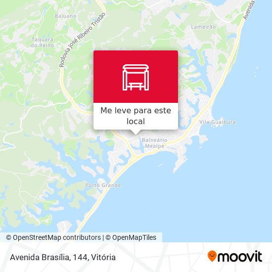 Avenida Brasília, 144 mapa