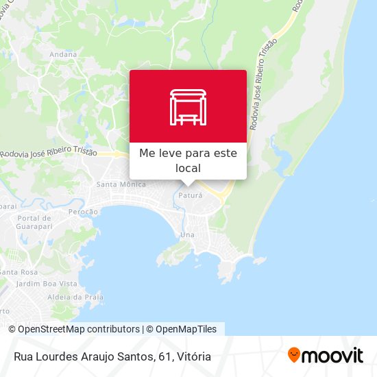 Rua Lourdes Araujo Santos, 61 mapa