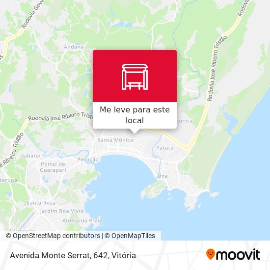 Avenida Monte Serrat, 642 mapa