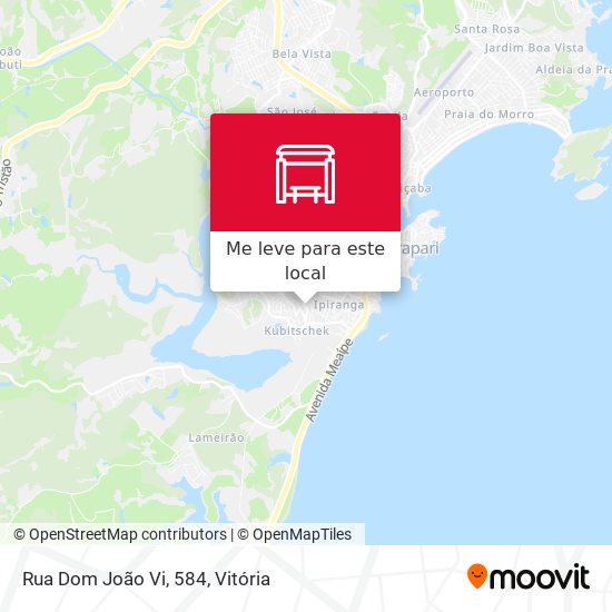 Rua Dom João Vi, 584 mapa