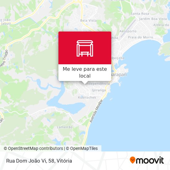 Rua Dom João Vi, 58 mapa