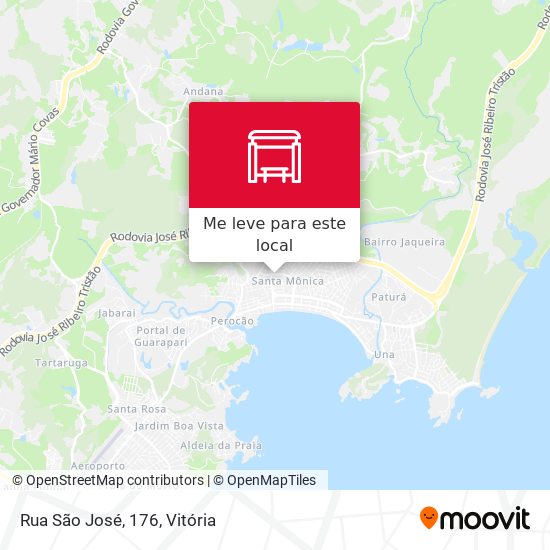 Rua São José, 176 mapa