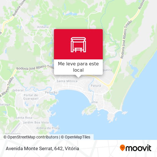 Avenida Monte Serrat, 642 mapa