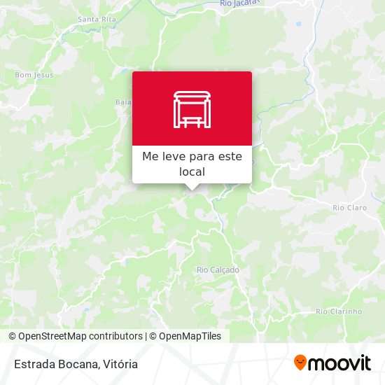 Estrada Bocana mapa