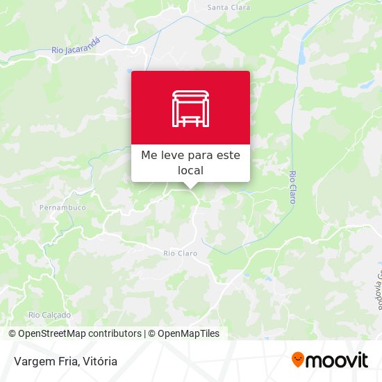 Vargem Fria mapa