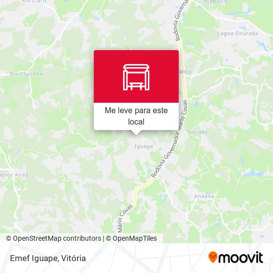 Emef Iguape mapa