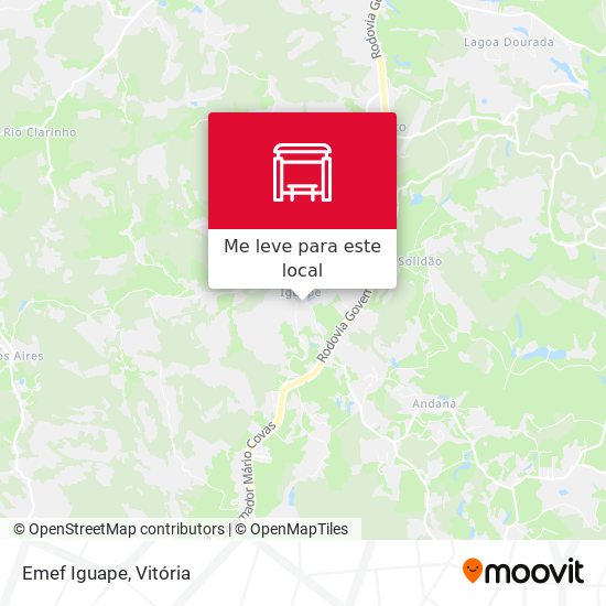 Emef Iguape mapa
