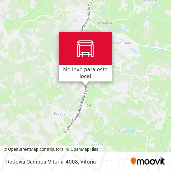 Rodovia Campos-Vitória, 4008 mapa