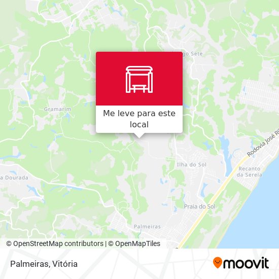 Palmeiras mapa