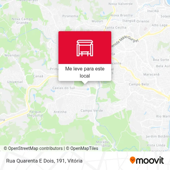 Rua Quarenta E Dois, 191 mapa