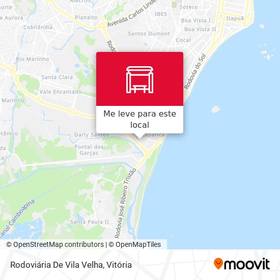 Rodoviária De Vila Velha mapa