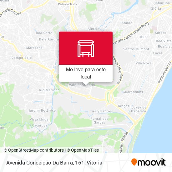 Avenida Conceição Da Barra, 161 mapa