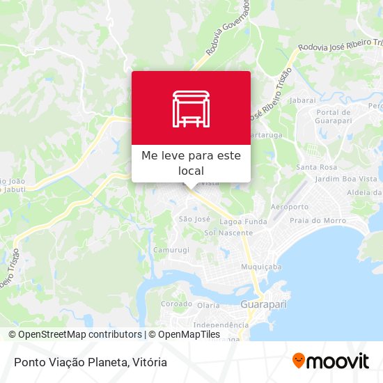 Ponto Viação Planeta mapa