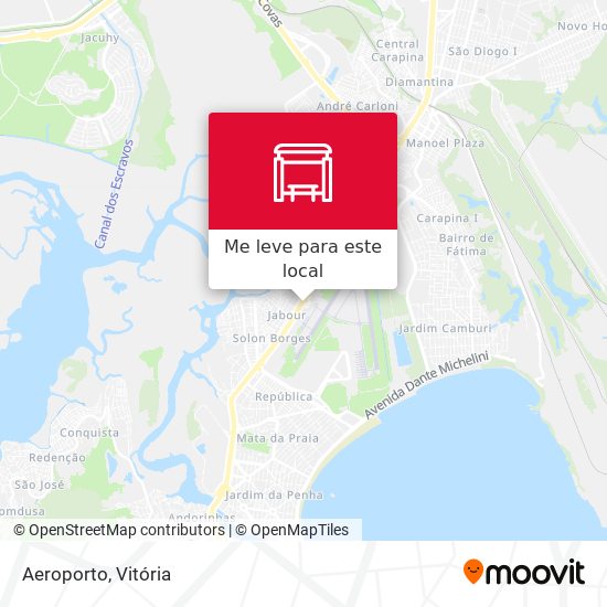 Aeroporto mapa