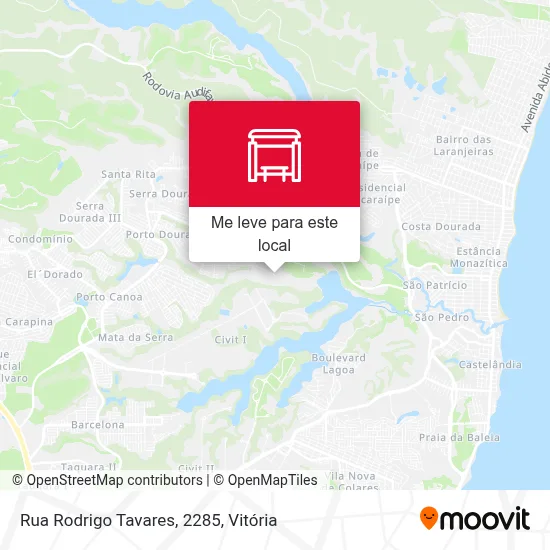 Rua Rodrigo Tavares, 2285 mapa