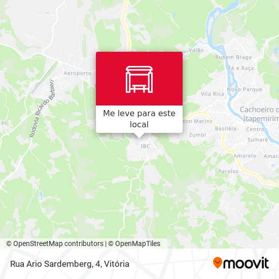 Rua Ario Sardemberg, 4 mapa