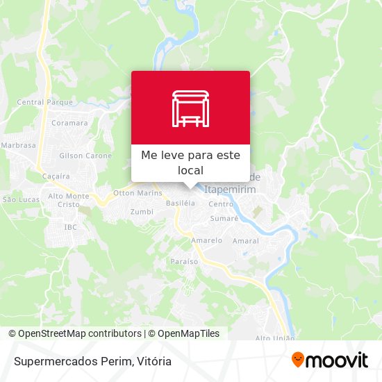 Supermercados Perim mapa