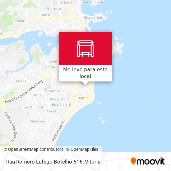 Rua Romero Lafego Botelho 616 mapa