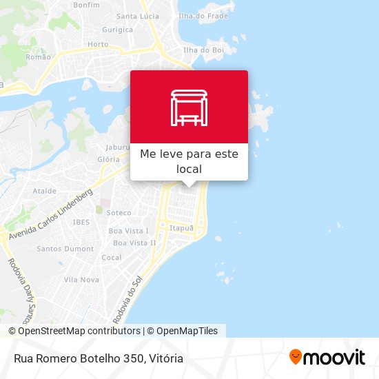 Rua Romero Botelho 350 mapa