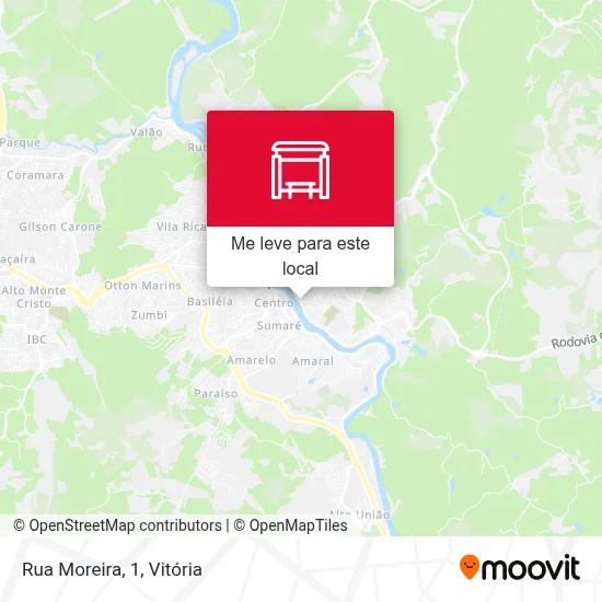 Rua Moreira, 1 mapa