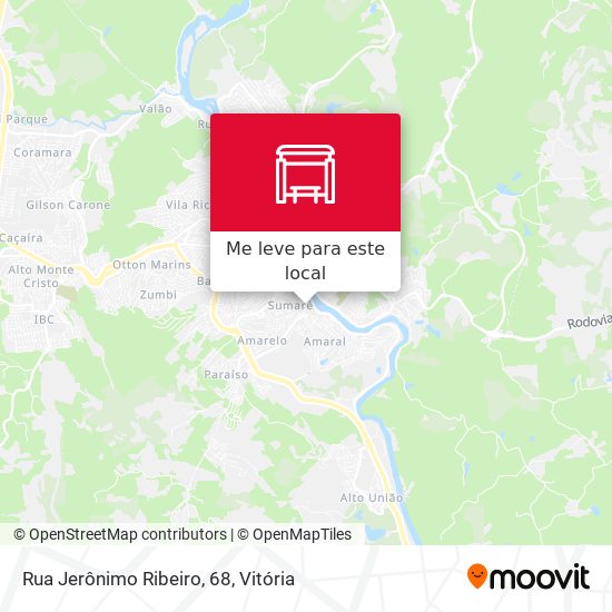 Rua Jerônimo Ribeiro, 68 mapa