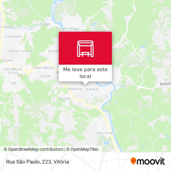 Rua São Paulo, 223 mapa