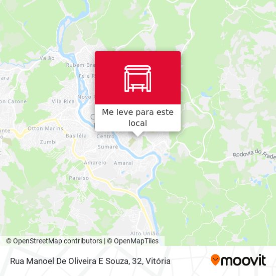 Rua Manoel De Oliveira E Souza, 32 mapa