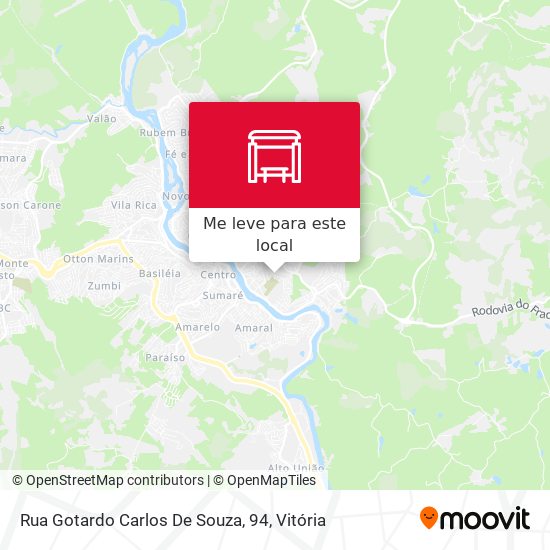 Rua Gotardo Carlos De Souza, 94 mapa