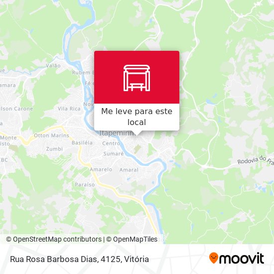 Rua Rosa Barbosa Dias, 4125 mapa
