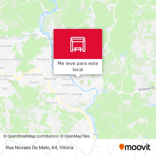 Rua Novaes De Melo, 64 mapa