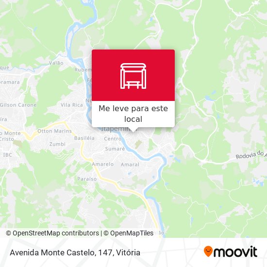 Avenida Monte Castelo, 147 mapa