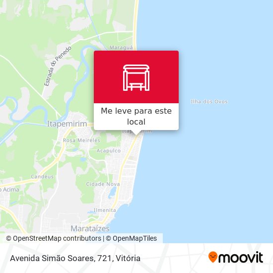Avenida Simão Soares, 721 mapa