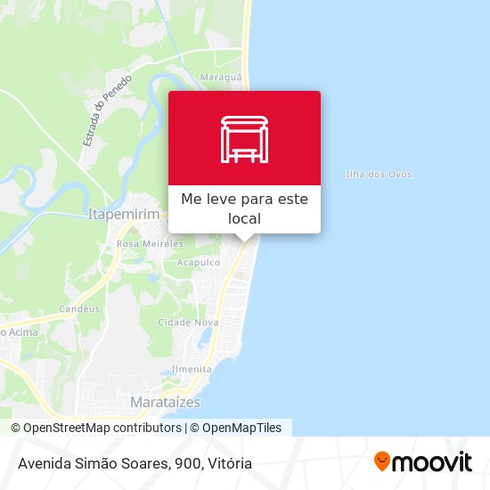 Avenida Simão Soares, 900 mapa